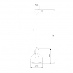 Подвесной светильник TK Lighting 599 Mango