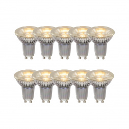 Лампа светодиодная Lucide GU10 5W 2700K MR16 прозрачная 49008/10/60