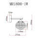 Бра MyFar Gloria MR1800-1W