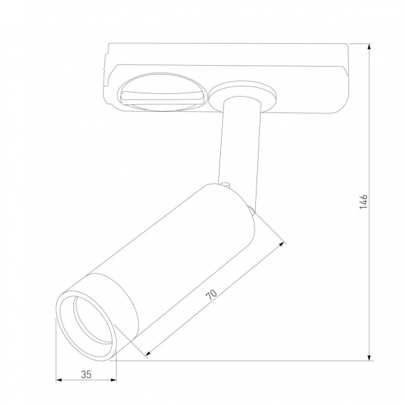 Трековый светодиодный светильник TK Lighting 4141 Tracer