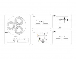 Светильник потолочный Ambrella light ACRYLICA FA8943