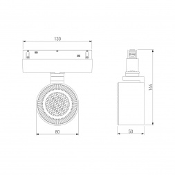 Трековый светодиодный светильник Elektrostandard Slim Magnetic Stens 85198/01 a066699