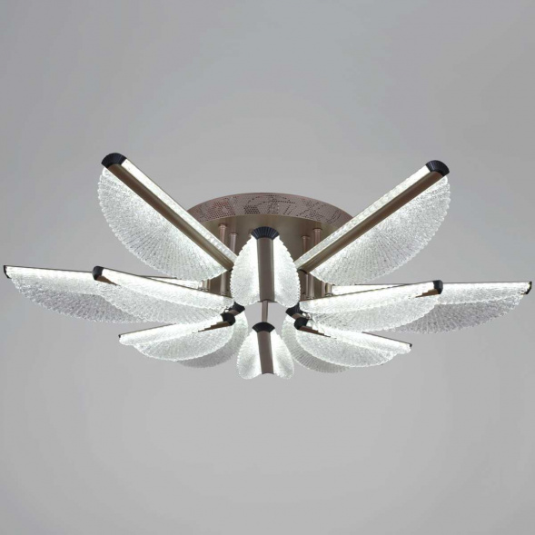 Потолочный светильник Reluce 00490-0.3-6+6 champagne silver