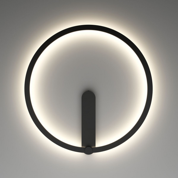 Настенный светодиодный светильник Denkirs Round DK5035-BK