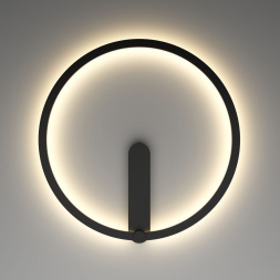 Настенный светодиодный светильник Denkirs Round DK5035-BK