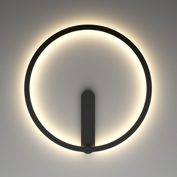 Настенный светодиодный светильник Denkirs Round DK5035-BK