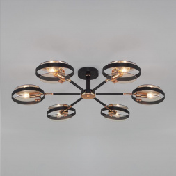 Потолочная люстра Eurosvet Gallo 70121/6 черный