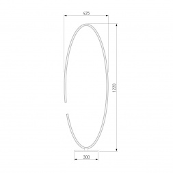 Торшер Eurosvet 80415/1 сатин-никель