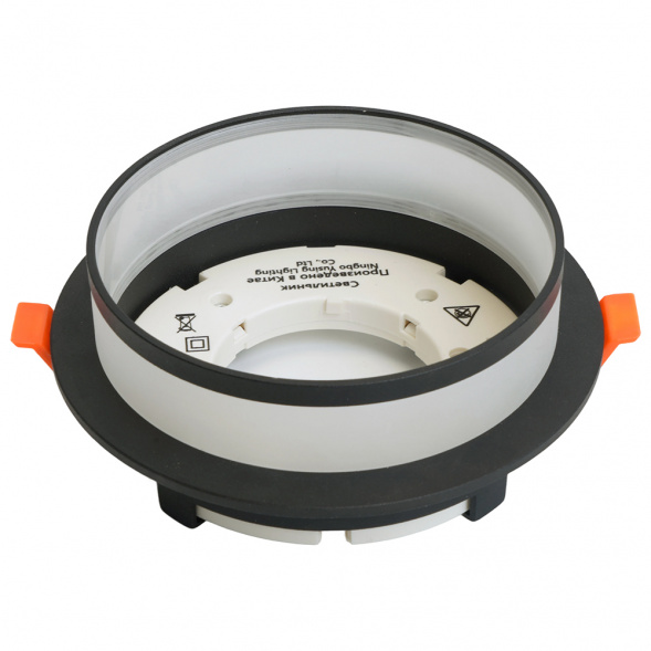 Светильник встраиваемый Feron DL700  потолочный GX70 черный круг 51094