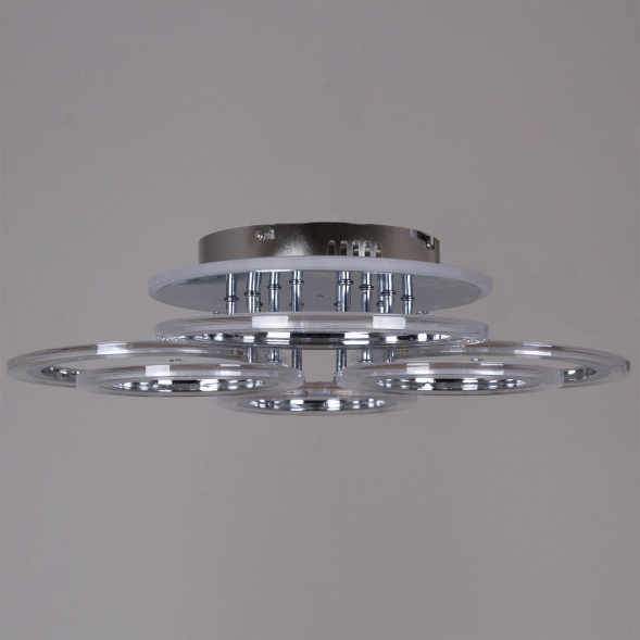 Потолочная светодиодная люстра Reluce 09812-3.3-3+3D CR (RGB)