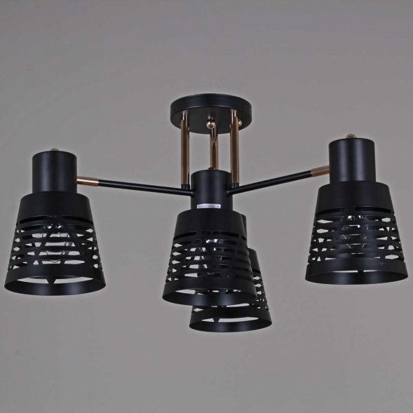 Люстра Reluce 06074-3.3-04 BK+FG