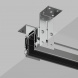 Закладной профиль Denkirs Smart Profi для натяжного потолка TR3044-AL