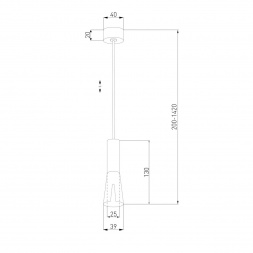 Подвесной светодиодный светильник Elektrostandard Pino 50311 LED a067971
