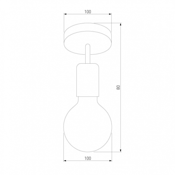 Потолочный светильник TK Lighting 1901 Retro