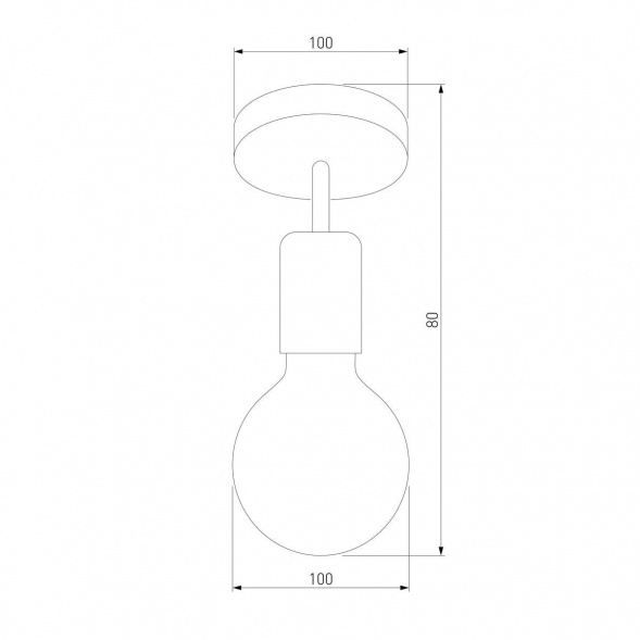 Потолочный светильник TK Lighting 1901 Retro