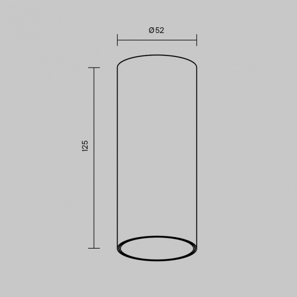 Потолочный светодиодный светильник Maytoni Technical Focus LED C056CL-L12W4K-W-W