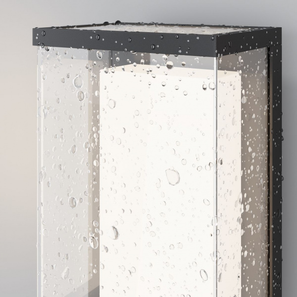 Уличный настенный светодиодный светильник Maytoni Baker Street O021WL-L10B4K