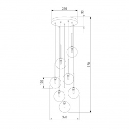 Подвесная люстра TK Lighting 5362 Nilos