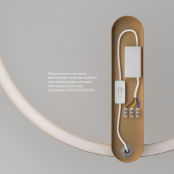 Настенный светодиодный светильник Denkirs Round DK5035-SG