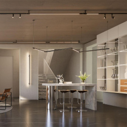 Трековый светодиодный светильник Novotech Konst Glat 359365