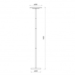 Торшер Mantra Tina 9005