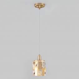 Подвесной светильник Eurosvet 50101/1 перламутровое золото