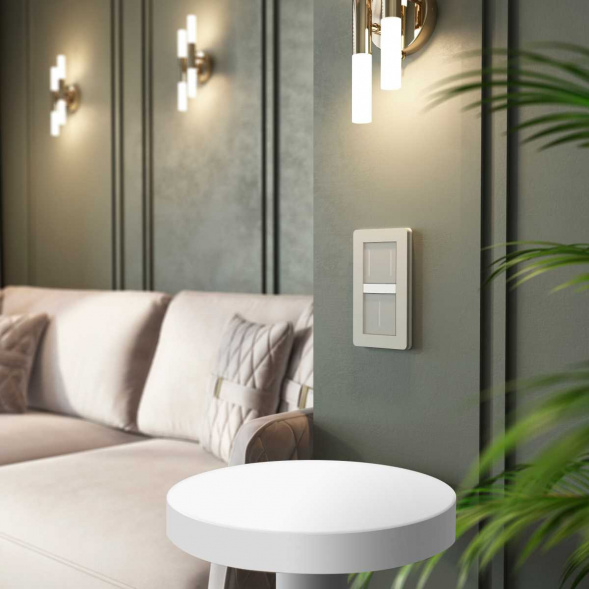 Умный сенсорный выключатель двухклавишный (дымчатый) W4523641/ a069765