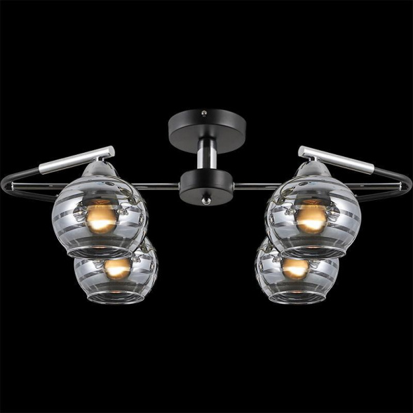 Потолочная люстра Illumico IL9801-4CSQ-79 CR BK