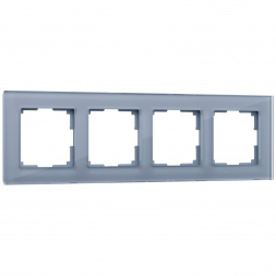 Рамка на 4 поста Werkel Favorit серый W0041115 4690389160011