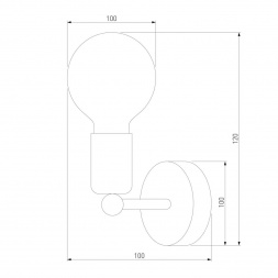 Бра TK Lighting 1900 Retro