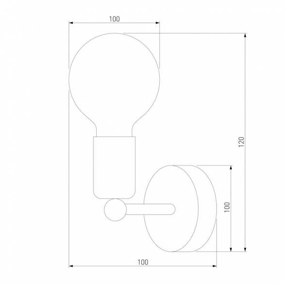 Бра TK Lighting 1900 Retro