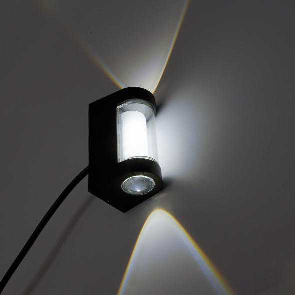 Светильник уличный светодиодный Feron DH056, 4W, 380Lm, 4000K, черный 51494