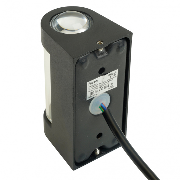 Светильник уличный светодиодный Feron DH056, 4W, 380Lm, 4000K, черный 51494