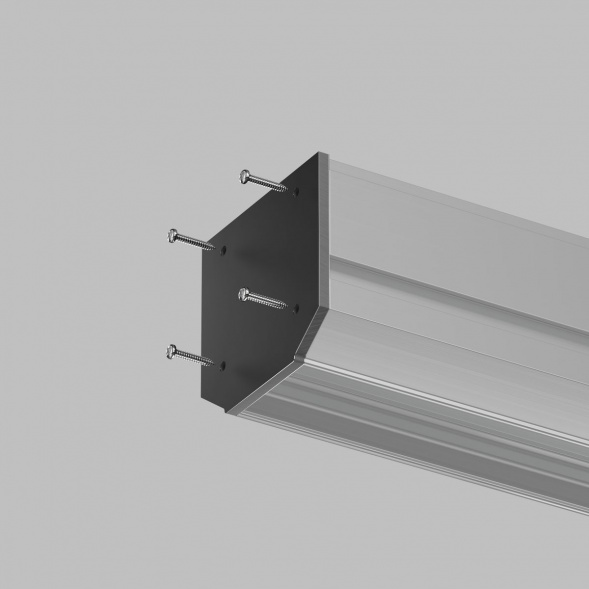 Комплект торцевых заглушек для профиля Denkirs Smart Profi TR3047-AL