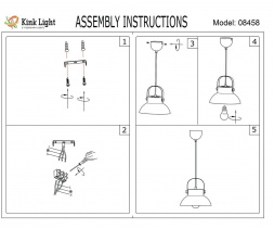 Подвесной светильник Kink Light Астерия 08458-1A,19