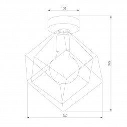 Потолочный светильник TK Lighting 2702 Alambre