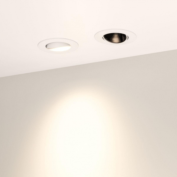 Встраиваемый светодиодный светильник Arlight MS-Forecast-Built-Turn-R82-8W Warm3000 037187