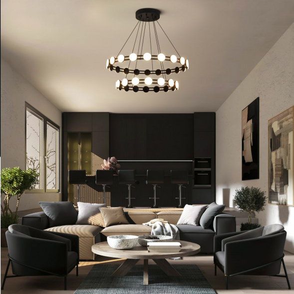 Подвесной светодиодный светильник Freya Collar FR6180PL-L32B