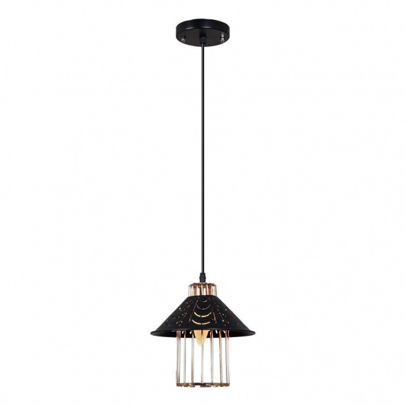 Подвесной светильник Reluce 02501-0.9-01 BK+GD