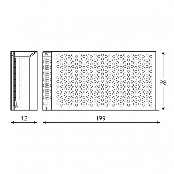 Блок питания Gauss 150W 12V IP20 BT506