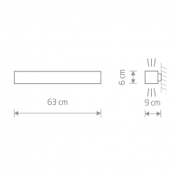 Настенный светильник Nowodvorski Soft Wall Led 60x6 7541