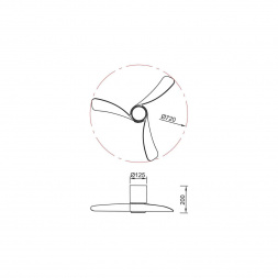 Люстра-вентилятор Mantra NEMO XS 9054