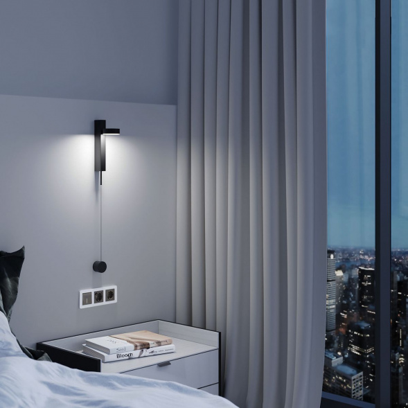 Выключатель одноклавишный с подсветкой Werkel графит акрил W1110144 4690389197413