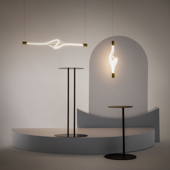 Подвесной светодиодный светильник Maytoni Loop MOD290PL-L23BS3K