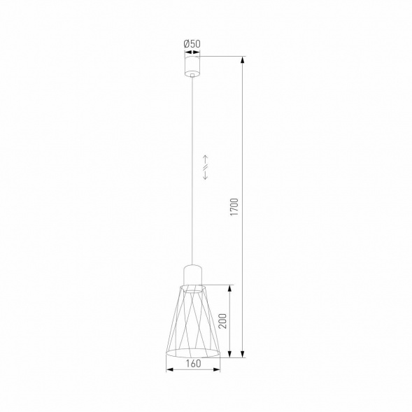 Подвесной светильник TK Lighting 10155 Modesto