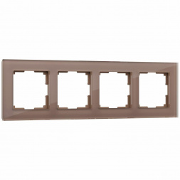 Рамка на 4 поста Werkel Favorit латте W0041142 4690389183454