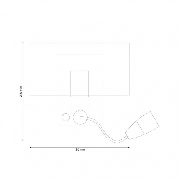 Бра Lucia Tucci Natura W081.2 LED