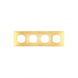 Рамка LK Studio 4-постовая квадрат (золото) LK Vintage-Quadro 884416-1
