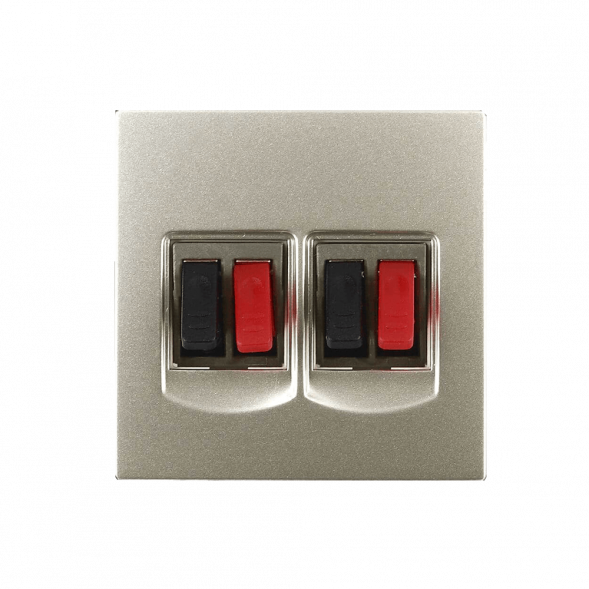 Аудиорозетка двойная ЭРА Elegance 14-3112-04 Б0034329