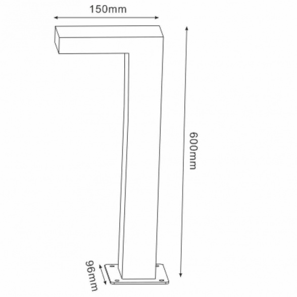 Уличный светодиодный светильник Lucide Texas 28851/61/30